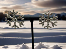 Load image into Gallery viewer, Snowflake Earrings - 2 Colours
