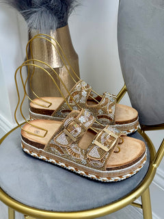 Load image into Gallery viewer, Joy flatforms - Bronze
