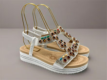 Load image into Gallery viewer, Santorini sandals - Silver
