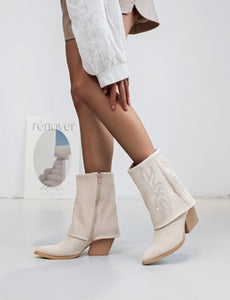 Monica boots - cream