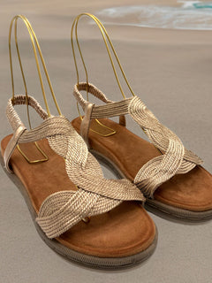 Load image into Gallery viewer, Simone Sandals - Rose gold
