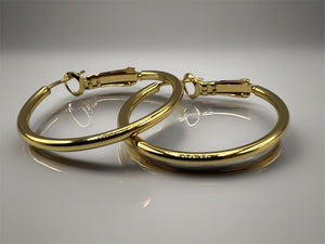 Hoop Earrings - 30mm - 3 Colours