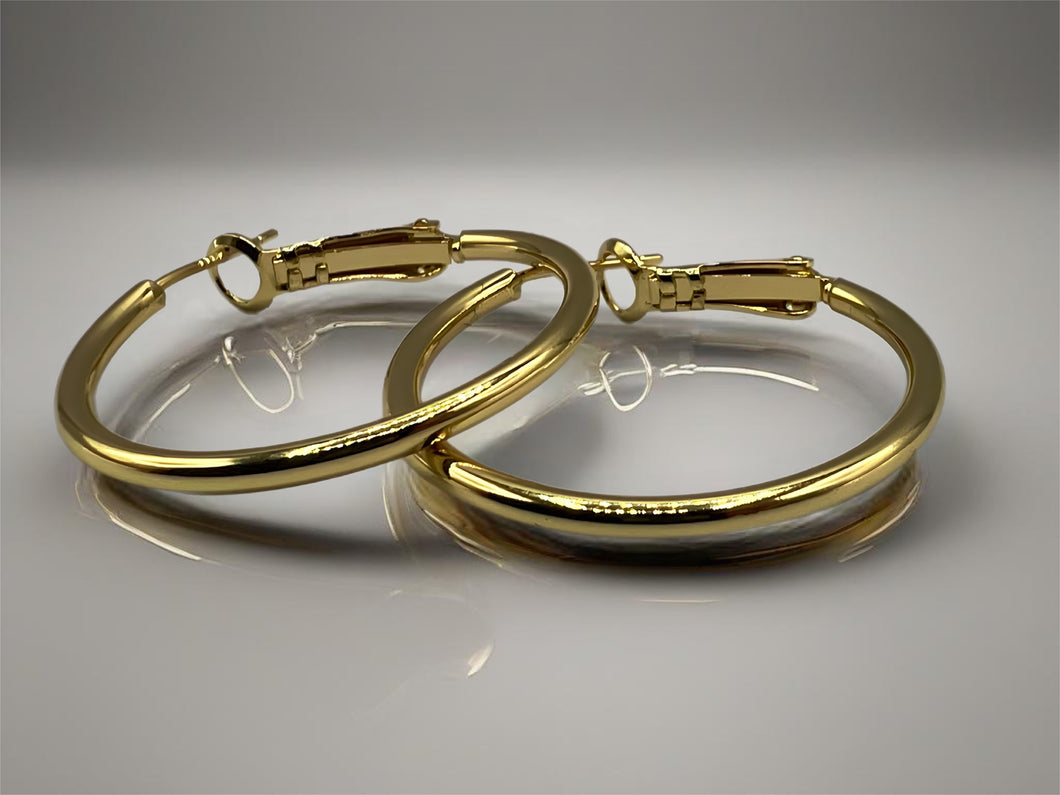 Hoop Earrings - 30mm - 3 Colours