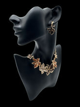 Load image into Gallery viewer, Posy Necklace &amp; Earrings Set - 3 Colours
