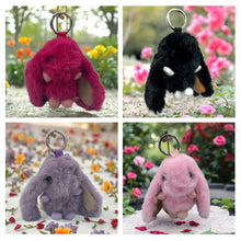 Load image into Gallery viewer, Bunny Rabbit Keyring - 10 colours
