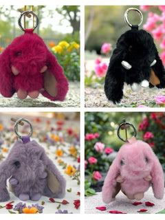 Load image into Gallery viewer, Bunny Rabbit Keyring
