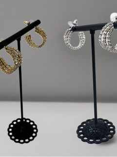 Load image into Gallery viewer, Triple Hoop Earrings
