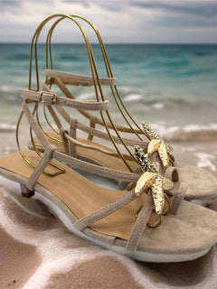 Load image into Gallery viewer, Mauritius heels - Beige
