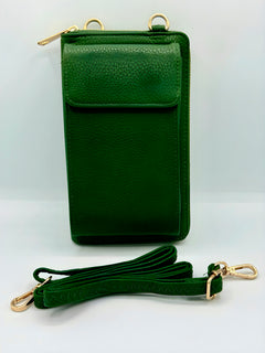 Load image into Gallery viewer, Phone Bag - Forest Green
