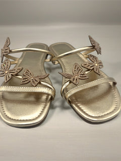 Load image into Gallery viewer, Butterfly Sandals - Gold
