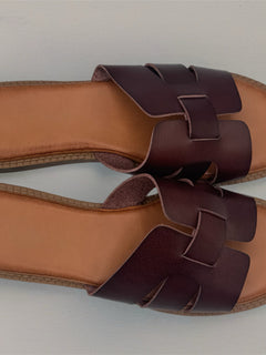 Load image into Gallery viewer, Hannah Sandals - Chocolate brown
