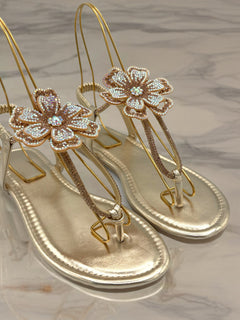 Load image into Gallery viewer, Julie sandals - Gold
