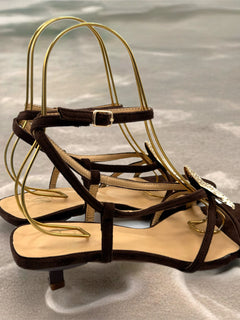 Load image into Gallery viewer, Mauritius heels - Chocolate brown
