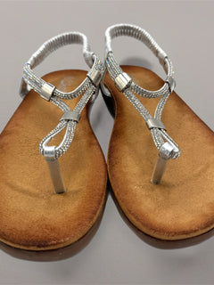 Load image into Gallery viewer, Yasmin sandals - silver
