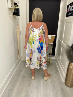 Load image into Gallery viewer, Parrot dress. LAST ONE

