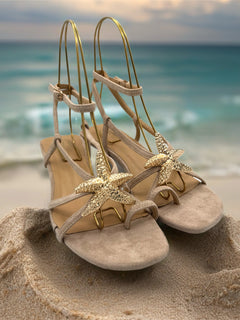 Load image into Gallery viewer, Mauritius heels - Beige
