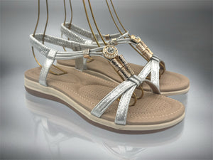 Linda sandals - silver