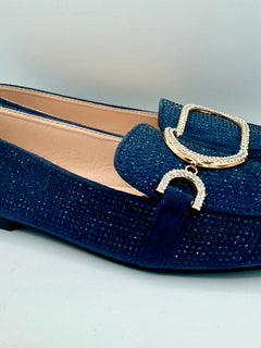 Load image into Gallery viewer, Fiona loafers - navy
