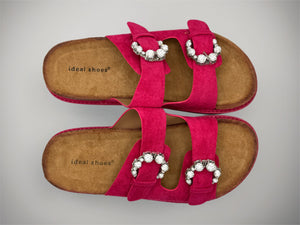 Riley flatforms - fuchsia