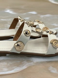 Load image into Gallery viewer, Bali Sandals - White
