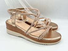 Load image into Gallery viewer, Paige wedges - rose gold
