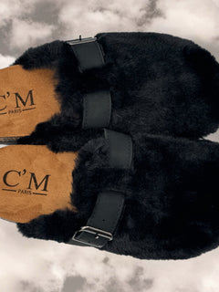 Load image into Gallery viewer, Carrie mules - Black
