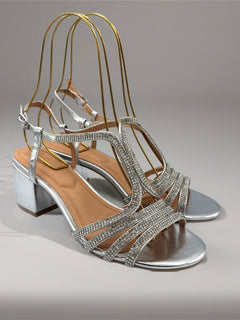 Load image into Gallery viewer, Imogen heels - Silver

