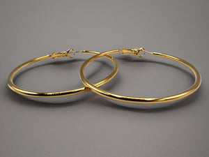 Hoop Earrings - 50mm - 3 Colours