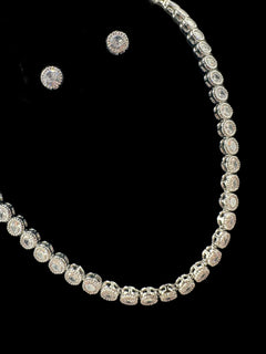 Load image into Gallery viewer, Tara Tennis Necklace Set
