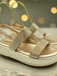Load image into Gallery viewer, Lola Flatforms - Gold
