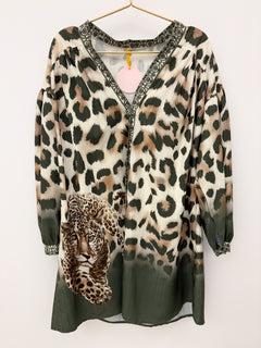 Load image into Gallery viewer, Cheetah dress
