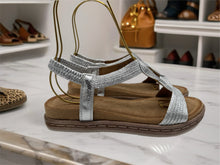 Load image into Gallery viewer, Charlotte sandals - silver

