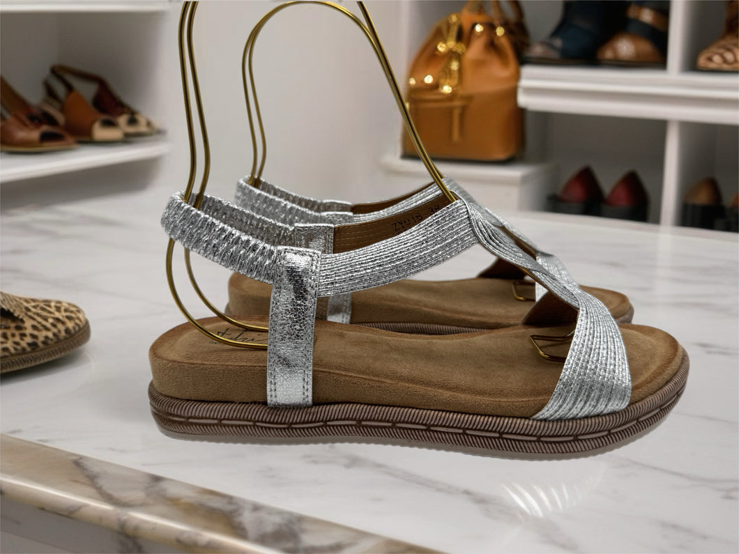 Charlotte sandals - silver