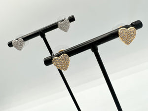 Laura Heart Earrings - 2 Colours