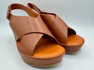 Clara wedges - tan