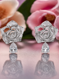 Load image into Gallery viewer, Rose Earrings

