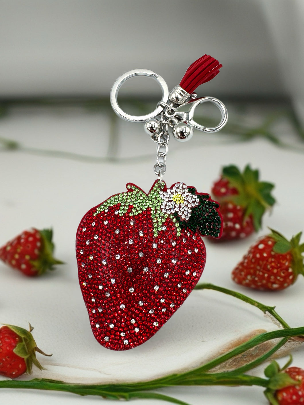 Strawberry Keyring