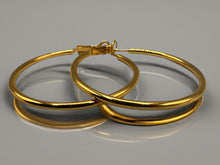 Load image into Gallery viewer, Hoop Earrings - 40mm - 2 Colours
