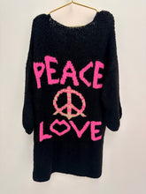 Load image into Gallery viewer, Peace cardigan - 4 colours. LAST ONE
