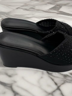 Load image into Gallery viewer, Heidi wedges - Black
