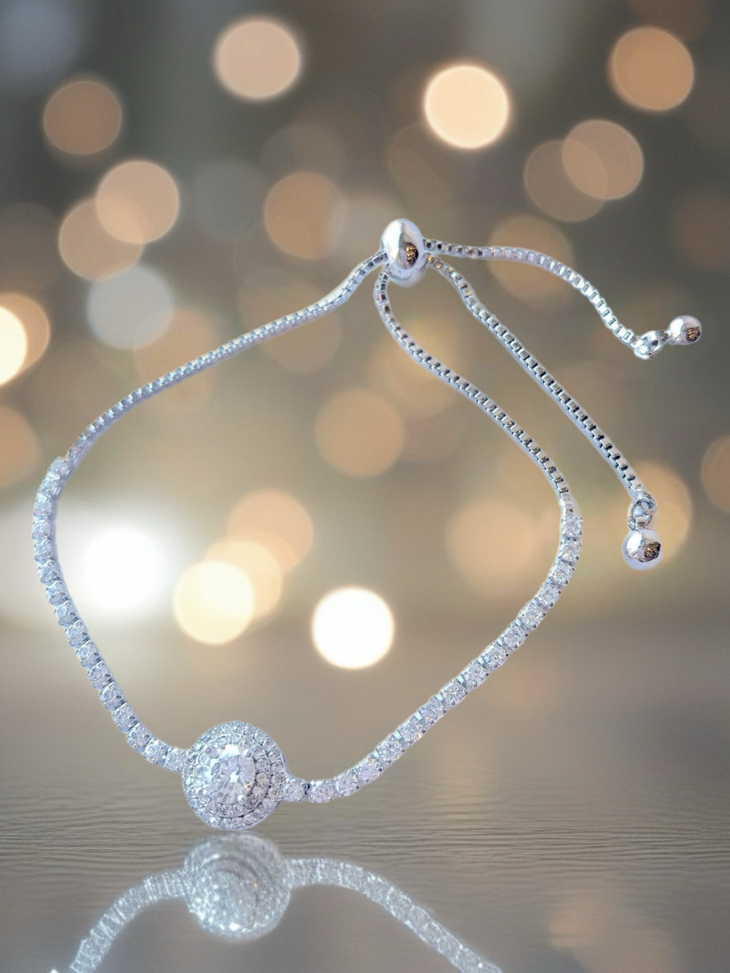 Sasha Slider Bracelet - Silver