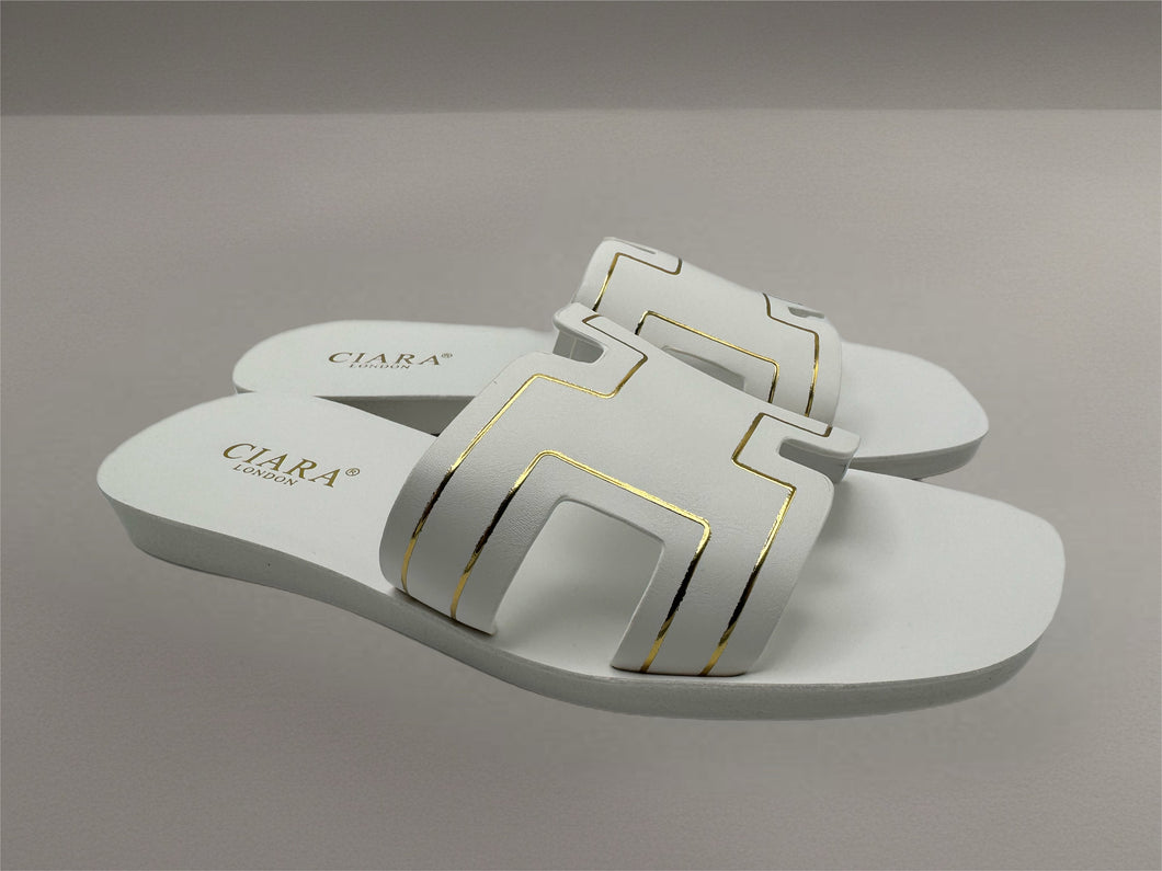 Helena Sandals - white