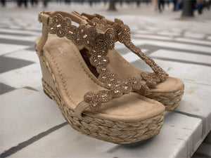 Paris wedges - beige