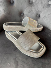 Load image into Gallery viewer, Bling sandals - silver
