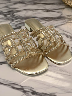 Load image into Gallery viewer, Sasha Sandals - Gold
