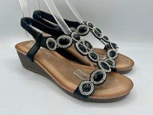 Claudia wedges - black