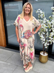 Flamingo dress