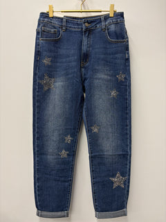 Load image into Gallery viewer, Star jeans
