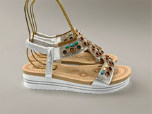 Load image into Gallery viewer, Santorini sandals - Silver
