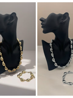 Load image into Gallery viewer, Milly Necklace and Bracelet Set - Sold Separately
